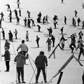 写真: 思い出す６０年前のスキー場