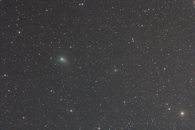 写真: アトラス彗星とパロマ彗星