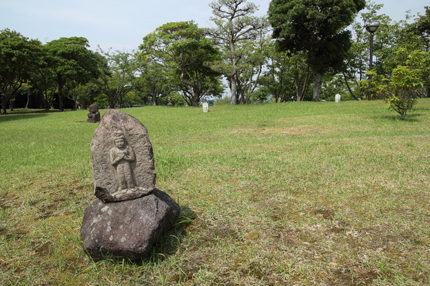 写真: 石像・・エコパーク水俣親水公園