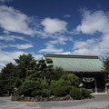 写真: 夏空・・八幡神社