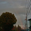 写真: 12月の虹