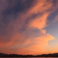 写真: 桧原湖の夕焼け　その３