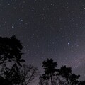 写真: 阿智村の星空（北東方面）