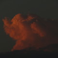 写真: 象さん？ の夕焼け雲