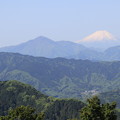 写真: 高尾山頂からの展望