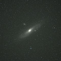 望遠レンズで写したアンドロメダ銀河