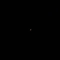 望遠レンズで写した土星