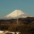 写真: 富士山と鉄塔