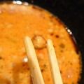 写真: 東京駅構内 台湾101_担々麺_スープに入ってた豆