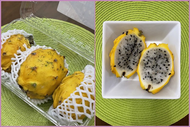 写真: Yellow Dragon Fruits 8-4-22