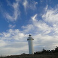 写真: 冬の灯台