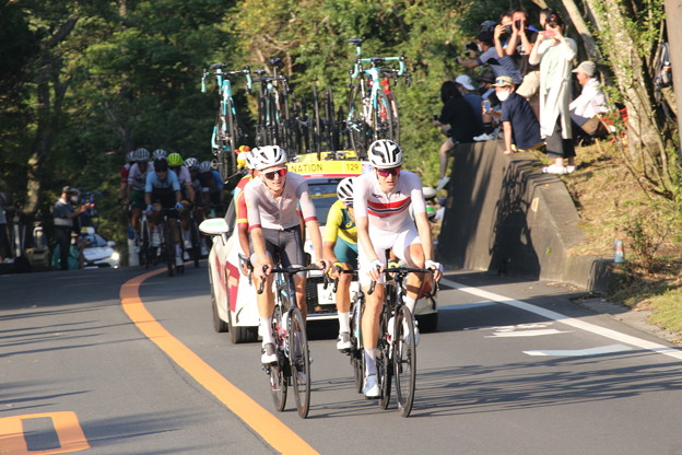 写真: 東京オリンピック ロードレース 籠坂峠