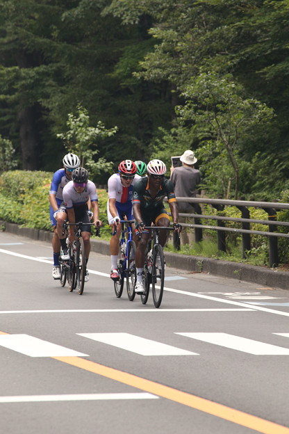 Photos: 東京オリンピック ロードレース 山中湖平野付近