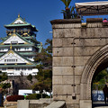 写真: 2021_0206_124143　天守閣とミライザ大阪城