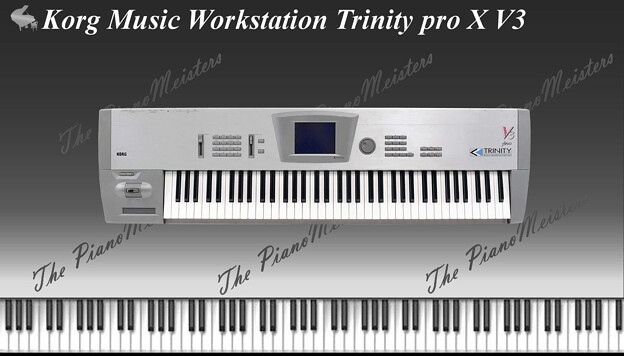 写真: Korg Music Workstation Trinity pro X V3