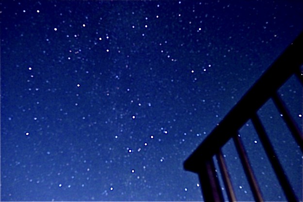 自宅から写る星の数ほどの星