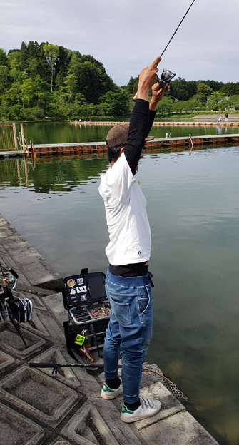 第1回 Japan Masters in 東山湖の練習へ