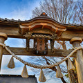 写真: 諏訪神社の扁額
