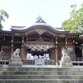 写真: 六所神社拝殿