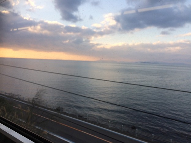 写真: 伊予灘の車窓風景12