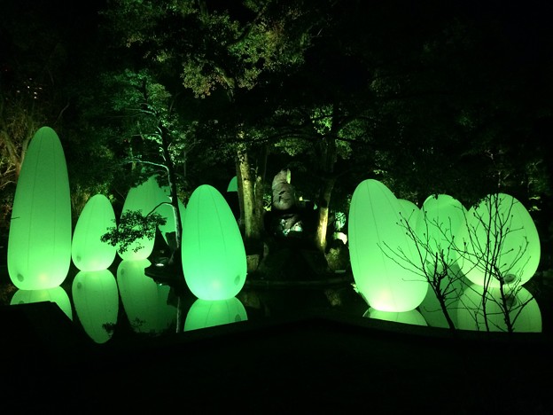 チームラボ広島城光の祭９