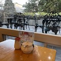 写真: 箱根園のカフェにて