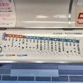 写真: 伊豆急行普通電車内　全線路線図