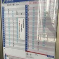写真: 新安城駅２　〜西尾方面時刻表〜