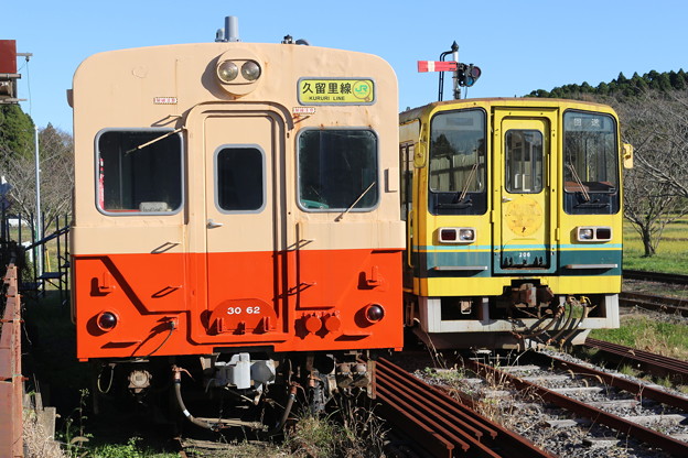 写真: 元JR久留里線キハ30 62・いすみ鉄道キハ200形　206