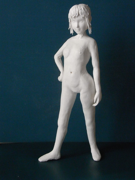 紙粘土人形裸婦像９３