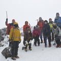 写真: 日本の山 雪山講習会 黒斑山 トーミの頭にて
