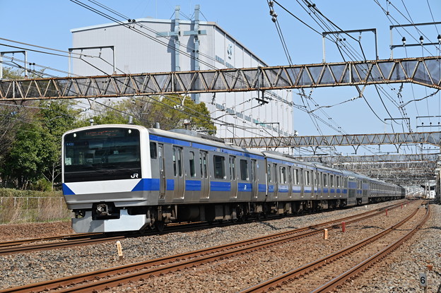 写真: 常磐線普通列車 (E531系)