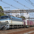 写真: 貨物列車 73レ (EF66125)