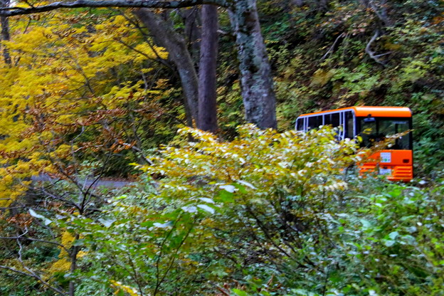 Photos: 谷川岳の電気バス（８人乗）