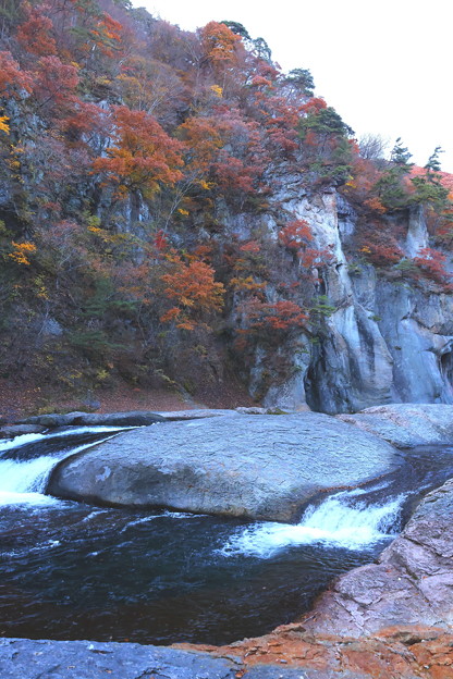 Photos: 紅葉　吹割の滝の紅葉