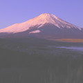 元日　６時１７分の富士山