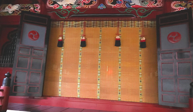 写真: 榛名神社の参拝場所
