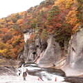 写真: 吹割の滝の秋２