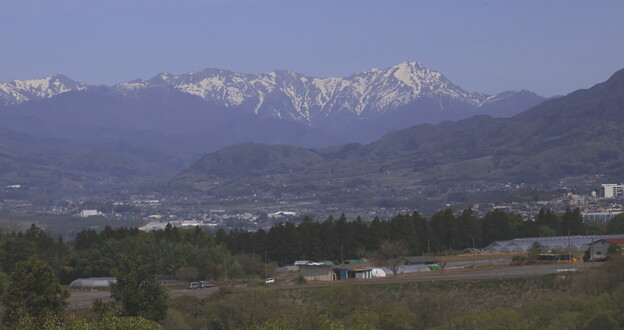 写真: 春の谷川岳