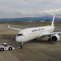 写真: JAL  A350の出発　４