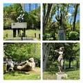 写真: 新宿中央公園の彫刻