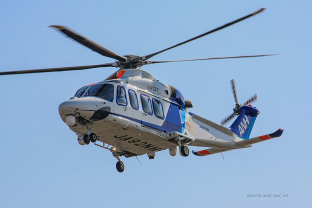 写真: オールニッポンヘリコプター アグスタウェストランド AW139 JA92NH IMG_6181-2