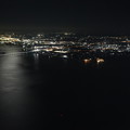 写真: 月明かり東京湾