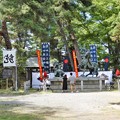 写真: 川中島古戦場公園 (7)・信玄謙信一騎討ち像