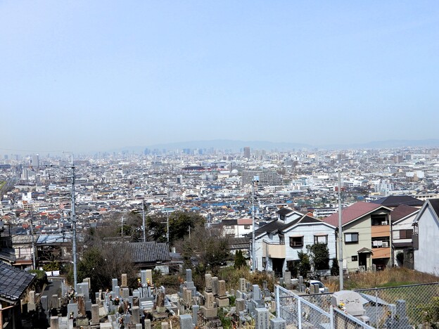 写真: 墓地からの眺め (1)