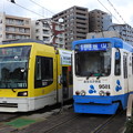 写真: 【鹿児島市電】1000形 1011号車＆9500形 9501号車