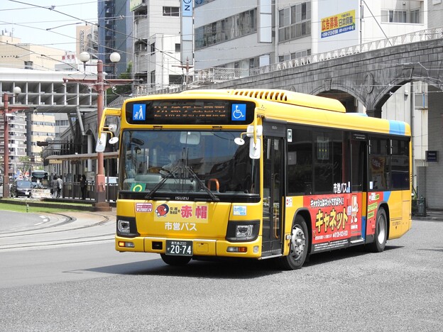 写真: 【鹿児島市営バス】2074号車