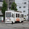 【鹿児島市電】9700形　9702号車(さんふらわあラッピング車両)
