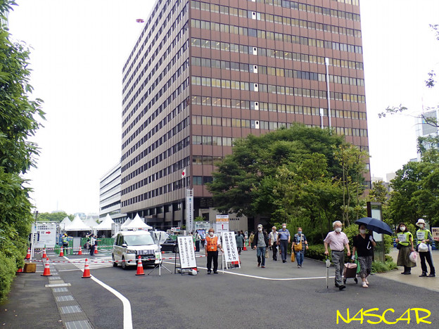 写真: 自衛隊東京大規模接種センター　03072021