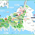 写真: 江ノ島マップ